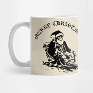 Merry Christmas skeleton Mug
